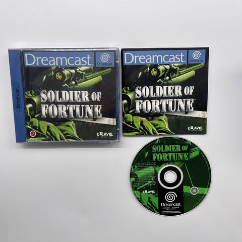 Soldier Of Fortune Sega Dreamcast Game + Manual PAL 25F4
