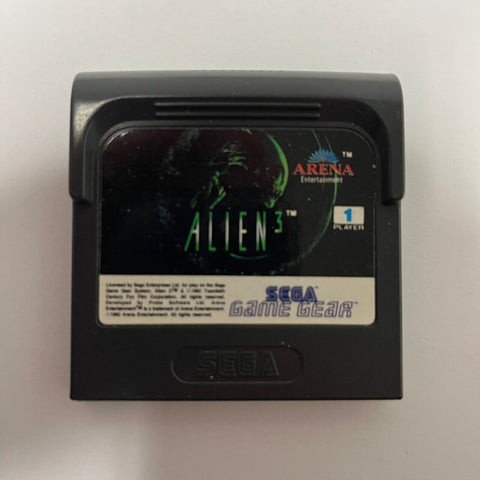 Alien 3 III Sega Game Gear Game Cartridge
