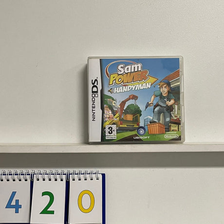 Sam Power Handyman Nintendo DS game + manual