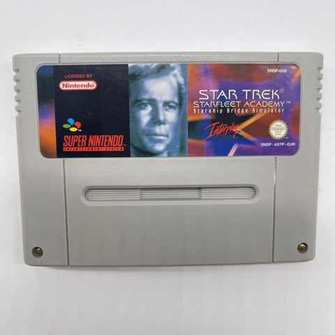 Star Trek: Starfleet Academy Super Nintendo SNES Game Cartridge PAL