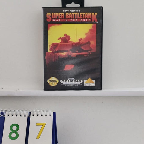 Super Battletank Sega Mega Drive Game PAL