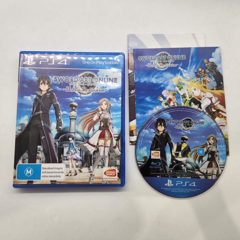 Sword Art Online Hollow Realization PS4 Playstation 4 Game + Manual 23o3