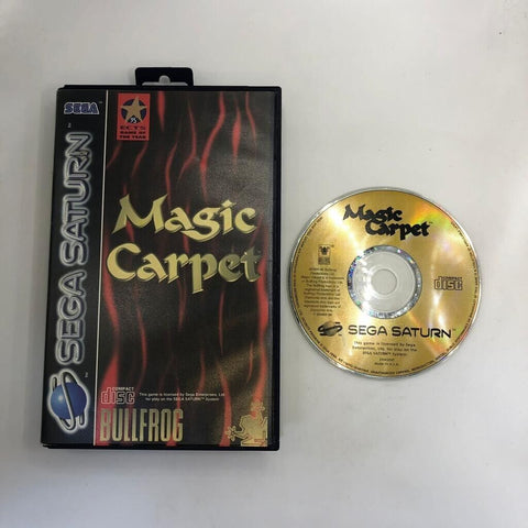 Magic Carpet Sega Saturn Game + Manual PAL