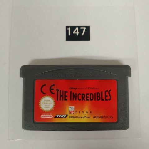 The Incredibles Nintendo Gameboy Advance GBA Game oz147
