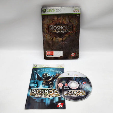 Bioshock SteelBook Case Xbox 360 Game Complete