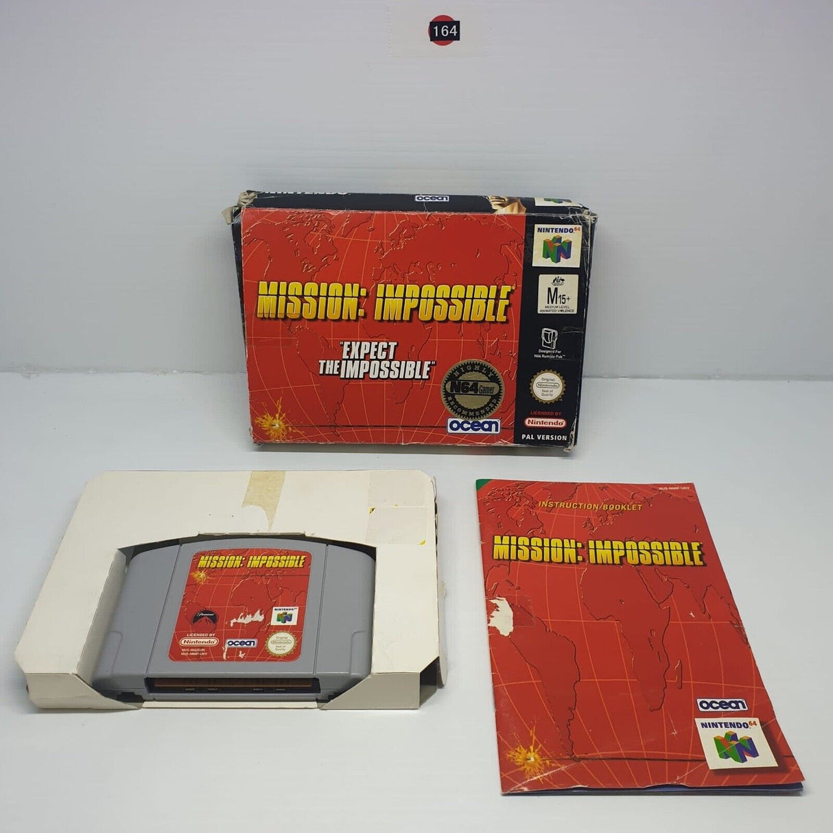 Mission impossible Nintendo 64 N64 Game Boxed Complete PAL - Trippy Trades 