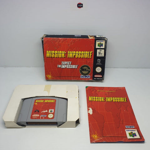 Mission impossible Nintendo 64 N64 Game Boxed Complete PAL r164