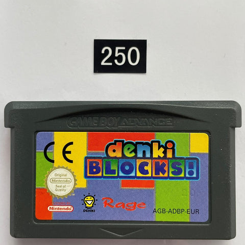 Denki Blocks ! Nintendo Gameboy Advance GBA Game oz250