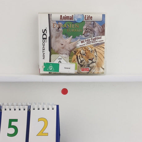 Animal Life Eurasia Nintendo DS Game + Manual