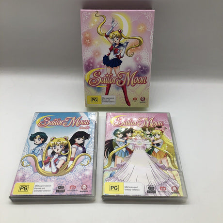 Sailor Moon Season 1 Part 1 and 2 Special Limited Edition DVD Box Set