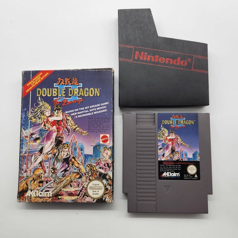 Double Dragon II 2 Nintendo NES Game Boxed 25F4