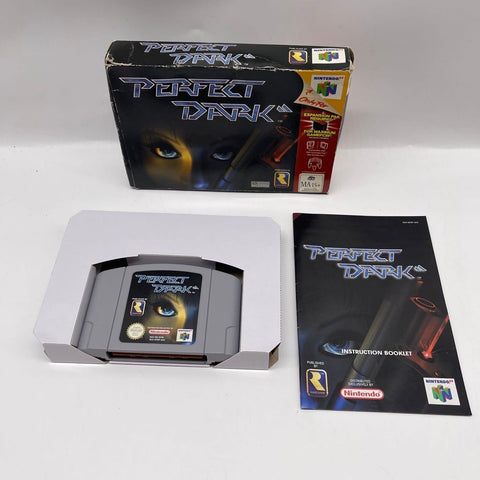 Perfect Dark Nintendo 64 N64 Game Boxed Complete 14j4