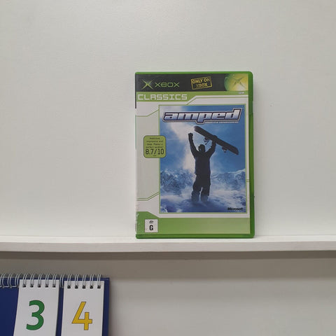 Amped Freestyle Snowboarding Xbox original Game + Manual PAL