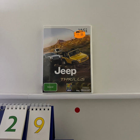 Jeep Thrills Nintendo Wii Game + Manual PAL