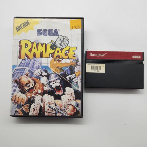 Rampage Sega Master System Game PAL