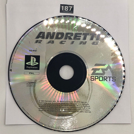 Andretti Racing PS1 Playstation 1 Game Disc Only
