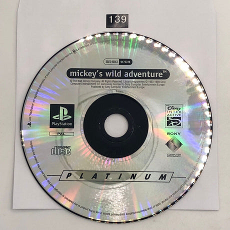 Mickey’s Wild Adventures PS1 Playstation 1 Game Disc Only