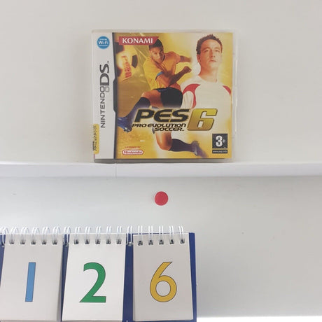 PES Pro Evolution Soccer 6 Nintendo DS Game + Manual