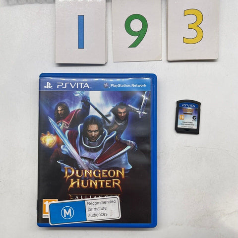 Dungeon Hunter Alliance PS VITA Playstation Game