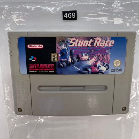 Stunt Race FX Super Nintendo SNES Game Cartridge PAL