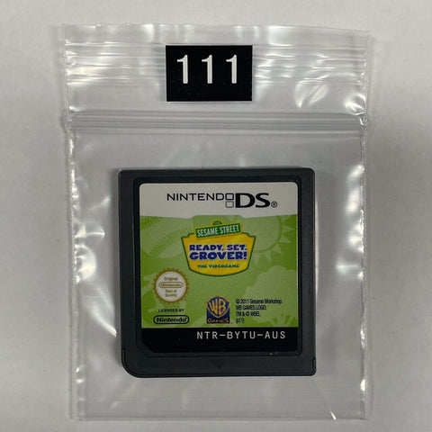Ready Set Grover Sesame Street Nintendo DS Game Cartridge oz111