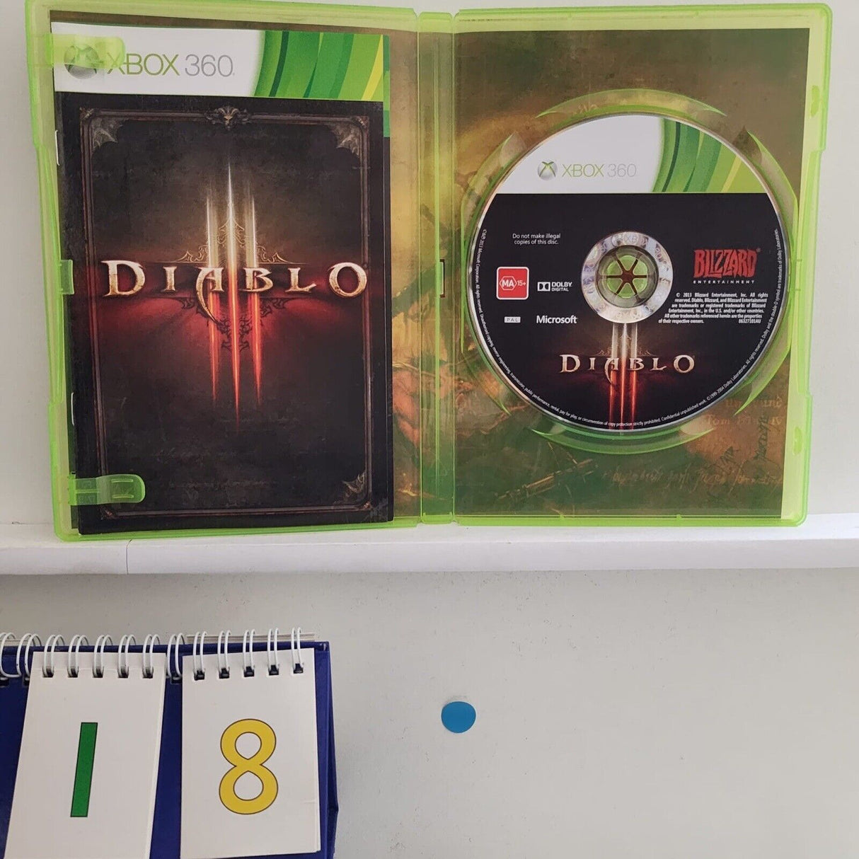 Diablo 3 III Xbox 360 Game + Manual PAL - Trippy Trades 