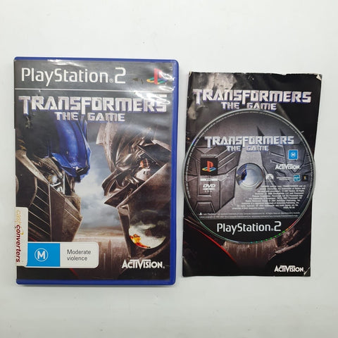 Transformers The Game PS2 Playstation 2 Game + Manual PAL 28j4