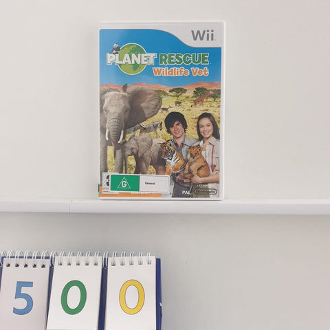 Planet Rescue Wildlife Vet Nintendo Wii Game PAL oz500