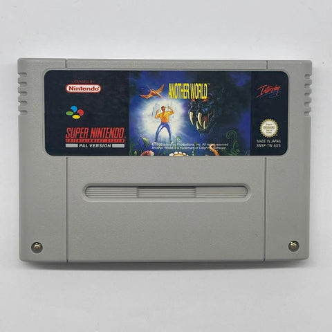 Another World Super Nintendo SNES Game Cartridge PAL