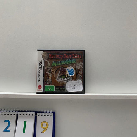 Mystery Case Files MillionHeir Nintendo DS game + manual