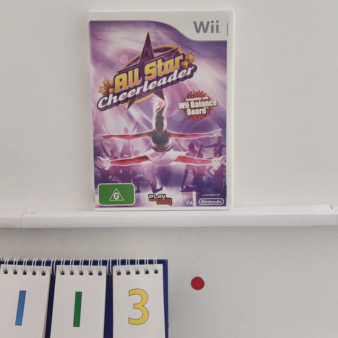 All Star Cheerleader Nintendo Wii Game + Manual PAL r113