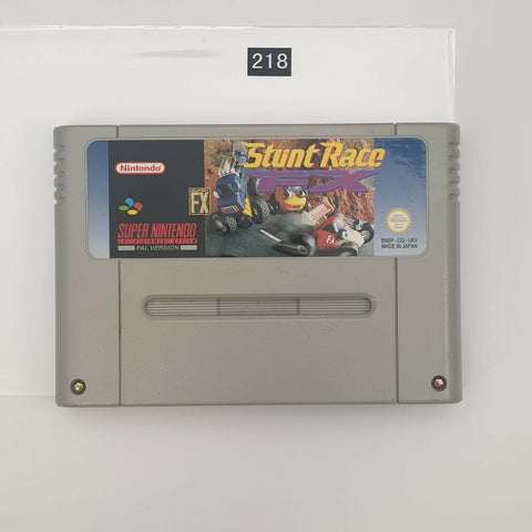 Stunt Race FX Super Nintendo SNES game Cartridge PAL oz218