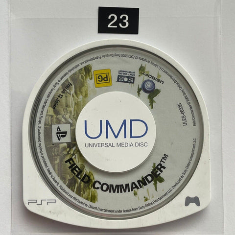 Field Commander PSP Playstation Portable UMD Game