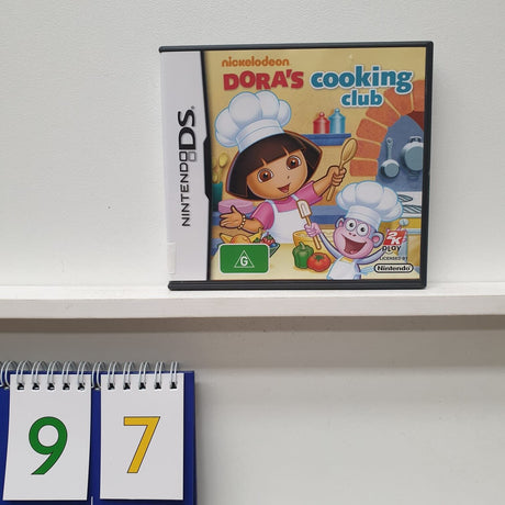 Dora's Cooking Club Nintendo DS game + Manual
