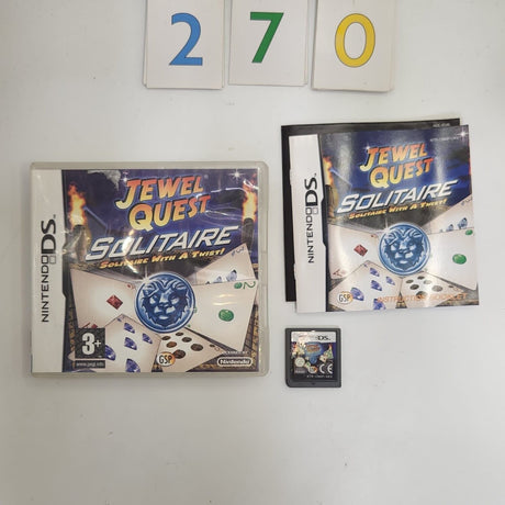 Jewel Quest Solitaire Nintendo DS Game + Manual