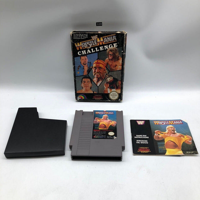 WWF Wrestlemania Challenge Nintendo NES Game Boxed Complete oz339 - Trippy Trades 