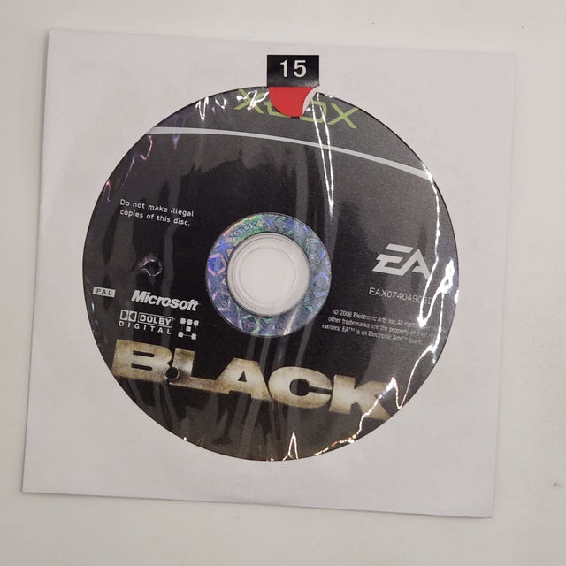 Black Xbox Original Game Disc Only