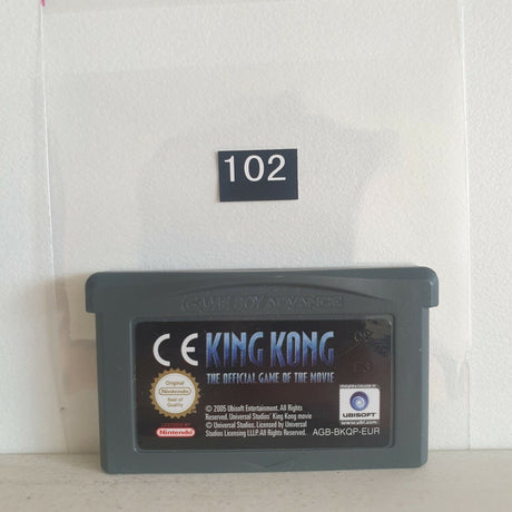 King Kong The Official Game Of The Movie Gameboy Advance GBA Game PAL