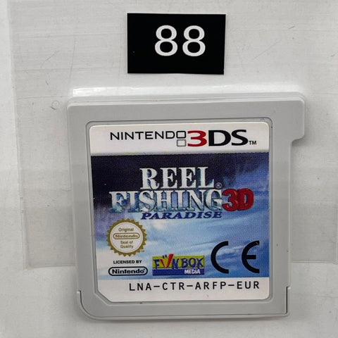 Reel Fishing Paradise 3D Nintendo 3DS Game Cartridge PAL