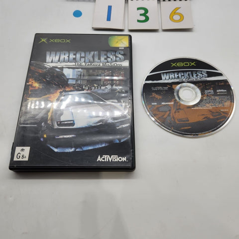 Wreckless The Yakuza Missions Xbox Original Game PAL