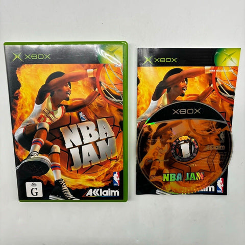 NBA Jam Xbox Original Game + Manual PAL 28j4