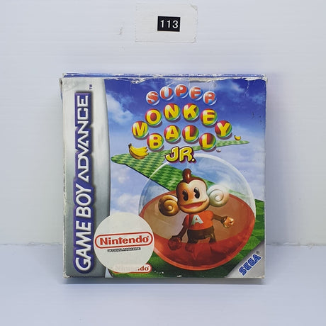 Super Monkey Ball JR Nintendo Gameboy Advance GBA Game Boxed + Manual