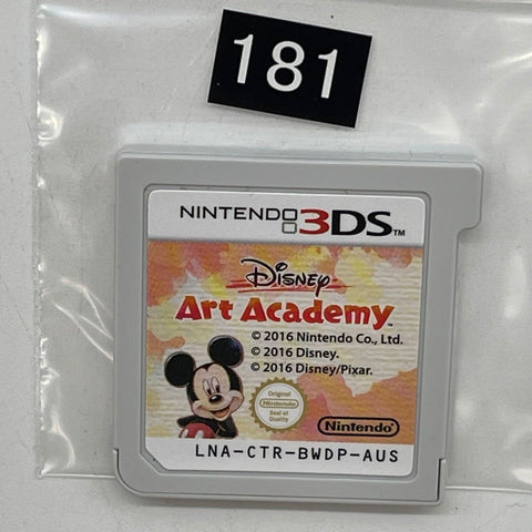 Disney Art Academy Nintendo 3DS Game Cartridge PAL