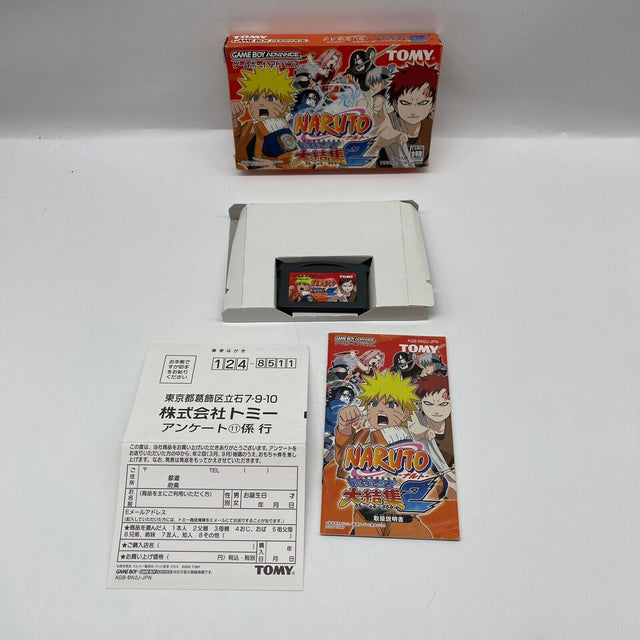 Naruto The Strongest Ninja Rally 2 Game Boy Advance Boxed Japanese NTSC-J