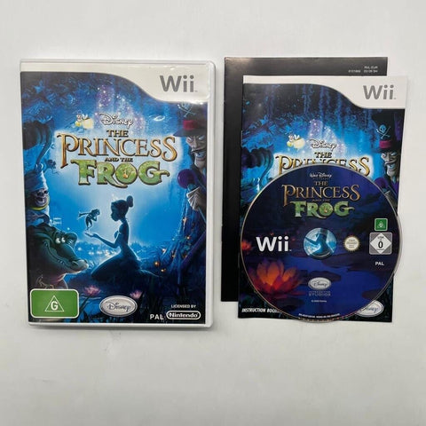 Disney The Princess And The Frog Nintendo Wii Game + Manual PAL 06n3