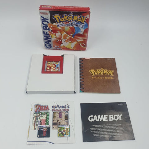 Pokemon Red Version Nintendo Gameboy Original Game Boxed Complete