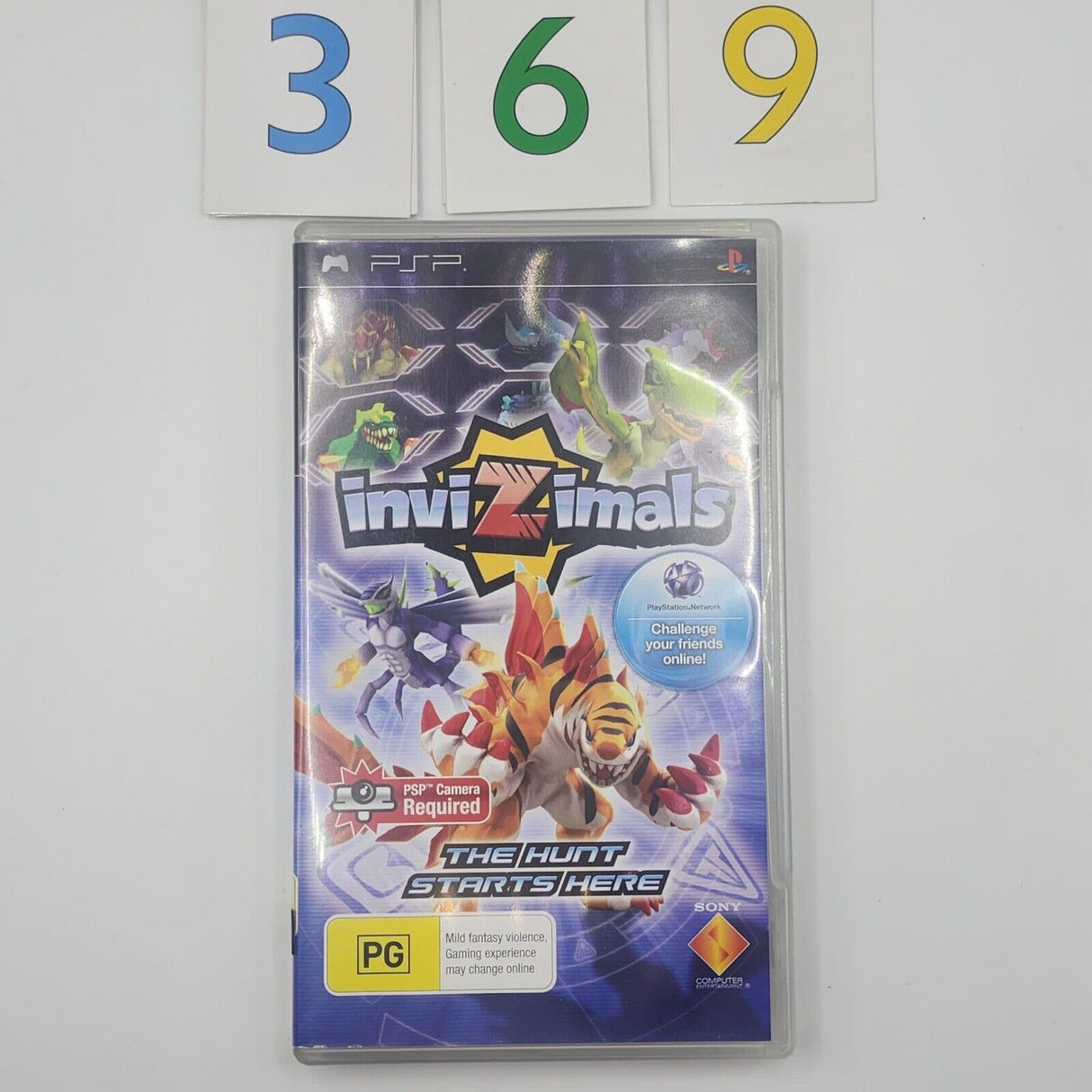 Invizimals PSP Playstation Portable Game + Manual oz369 - Trippy Trades 