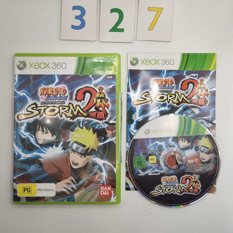 Naruto Shippuden Ultimate Ninja Storm 2 Xbox 360 Game + Manual PAL