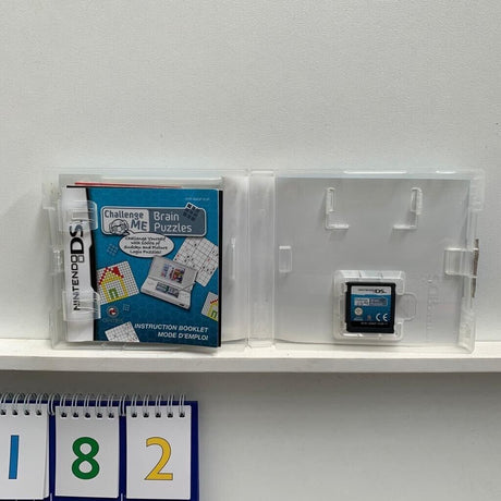 Challenge Me Brain puzzles Nintendo DS game + manual