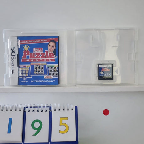 Take A Break's Puzzle Master Nintendo DS Game + Manual